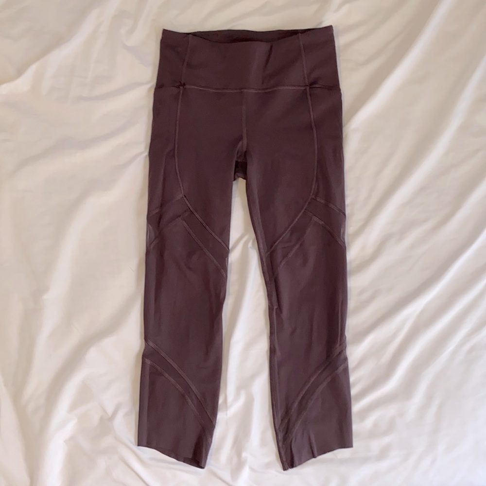 Lululemon On Pace Crop “21 Vintage Grape Size 4